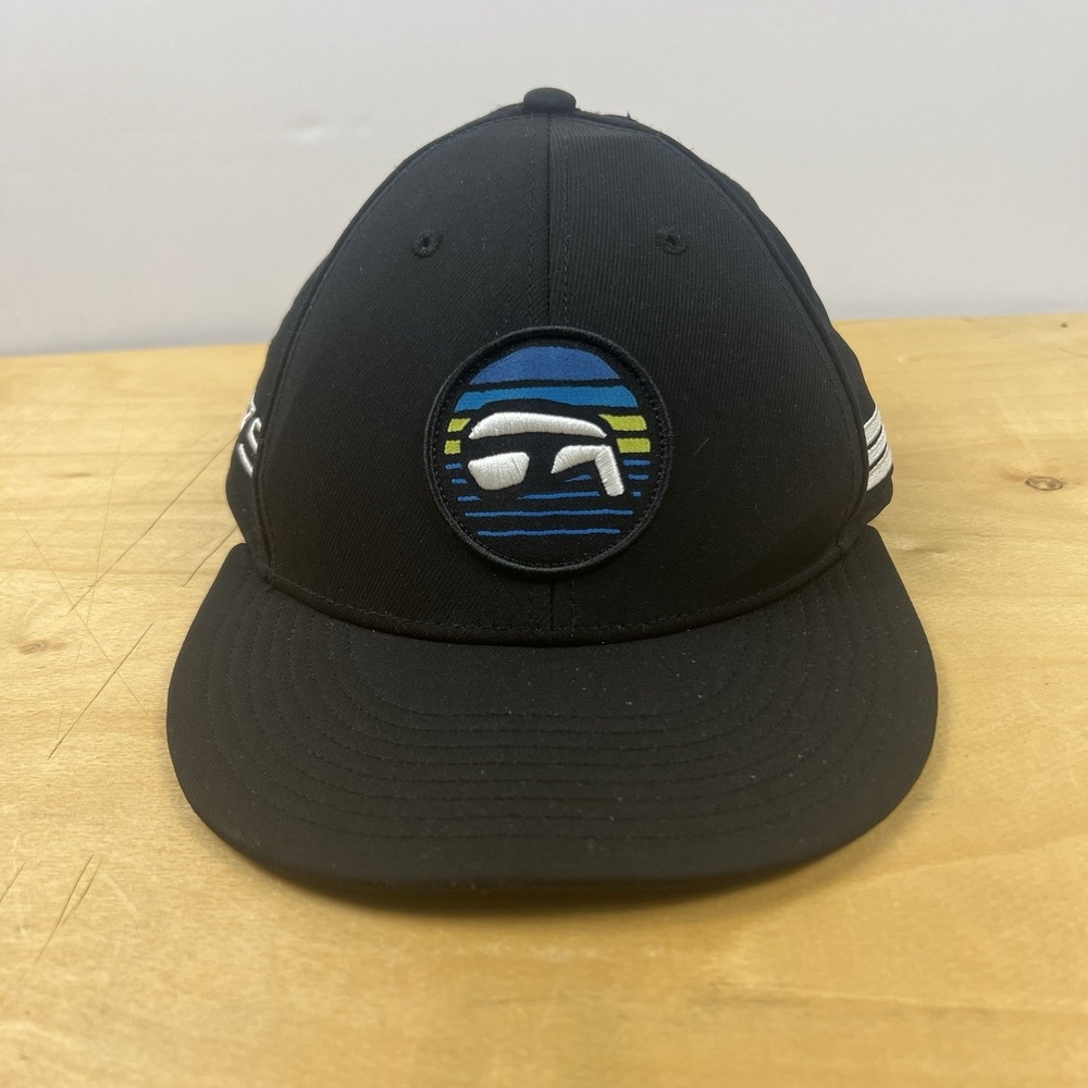 TaylorMade Golf Sim 2 P790 Logo Snapback Hat Cap Polyester Blend Men Women Black